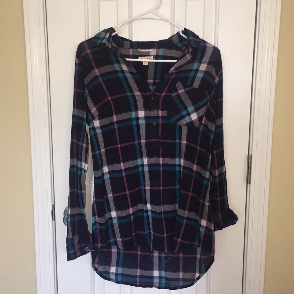 Plaid button up